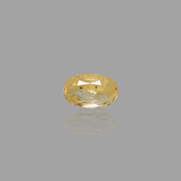 4.63 Carats  Yellow Sapphire ( 5.14 Ratti Pukhraj )