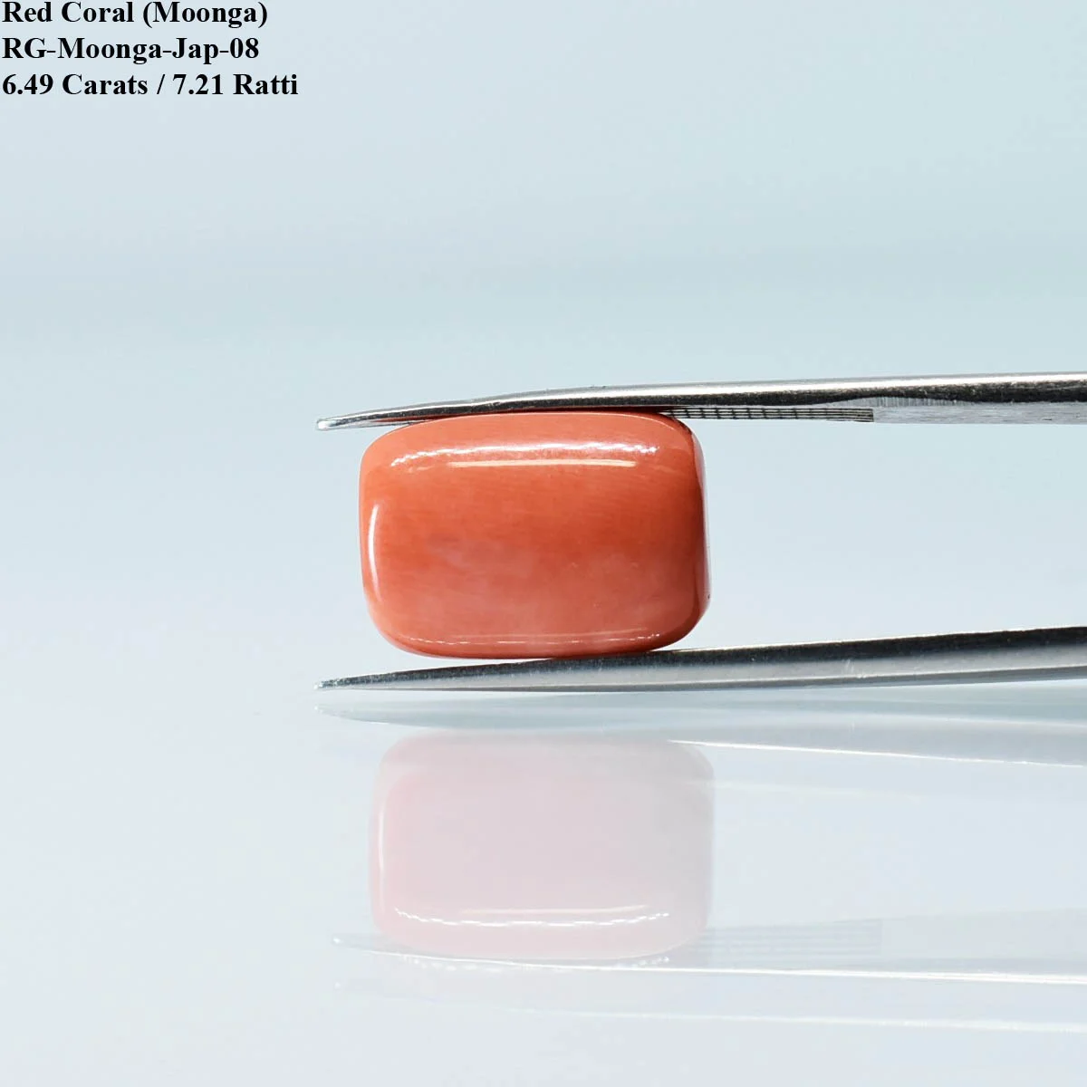 6.49 Carats Red Coral ( 7.21 Ratti Moonga ) - Image 3