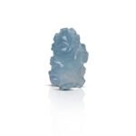 Aquamarine Hand Made Carved Flower
