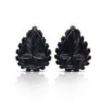 Handcrafted Black Onyx Carved Pair
