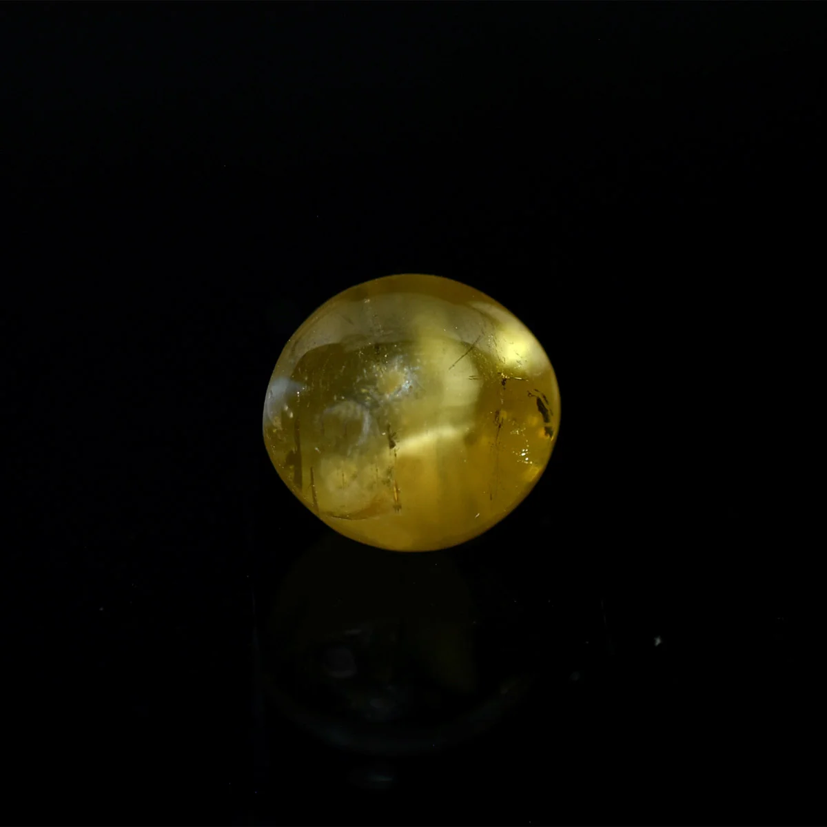 rg-chryso-cat-25 (2) 16.21 Carats Chrysoberyl Cat's Eye ( 18.01 Ratti Lehsuniya ) - Image 1
