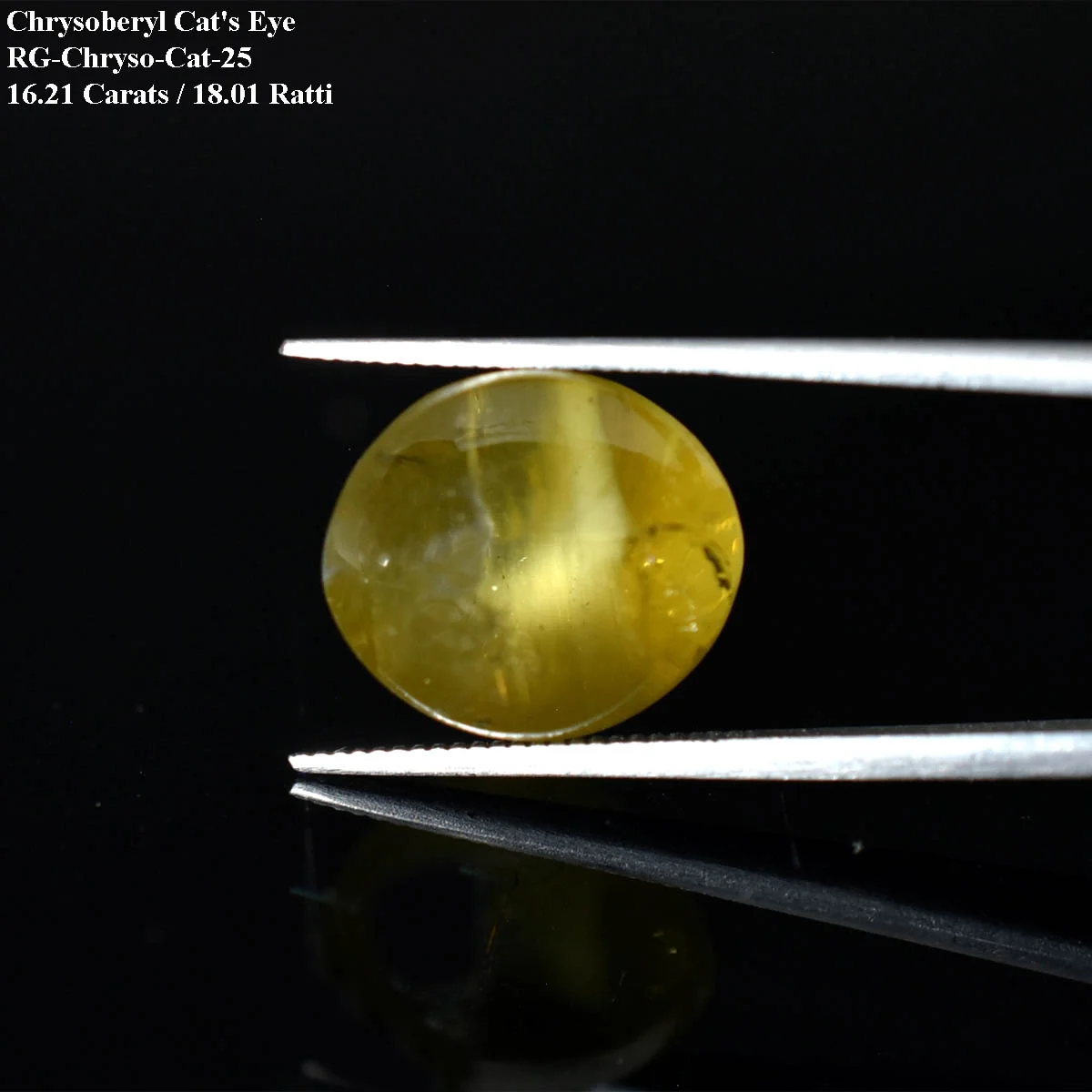 16.21 Carats Chrysoberyl Cat's Eye ( 18.01 Ratti Lehsuniya ) - Image 2