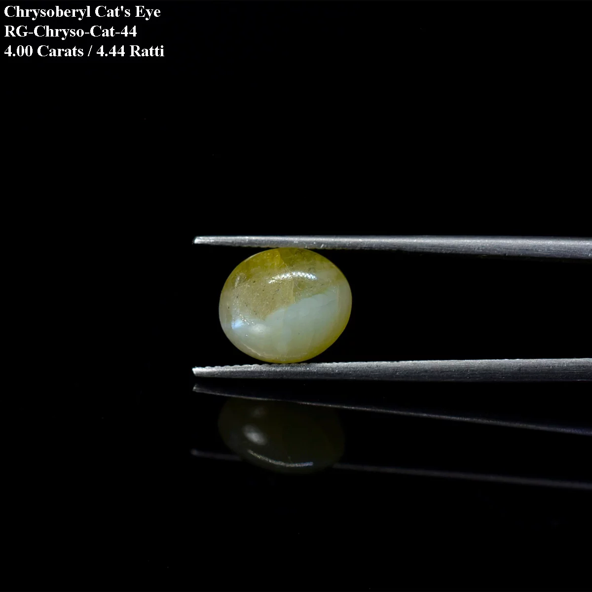 4 Carats Chrysoberyl Cat's Eye ( 4.44 Ratti Lehsuniya ) - Image 2
