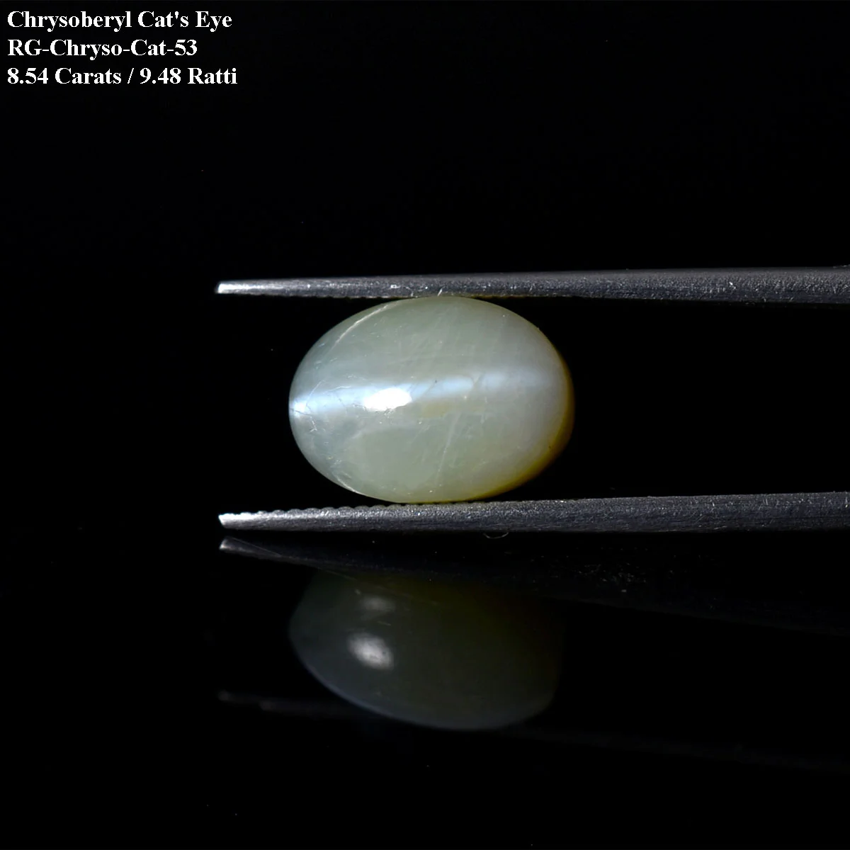 8.54 Carats Chrysoberyl Cat's Eye ( 9.49 Ratti Lehsuniya ) - Image 2