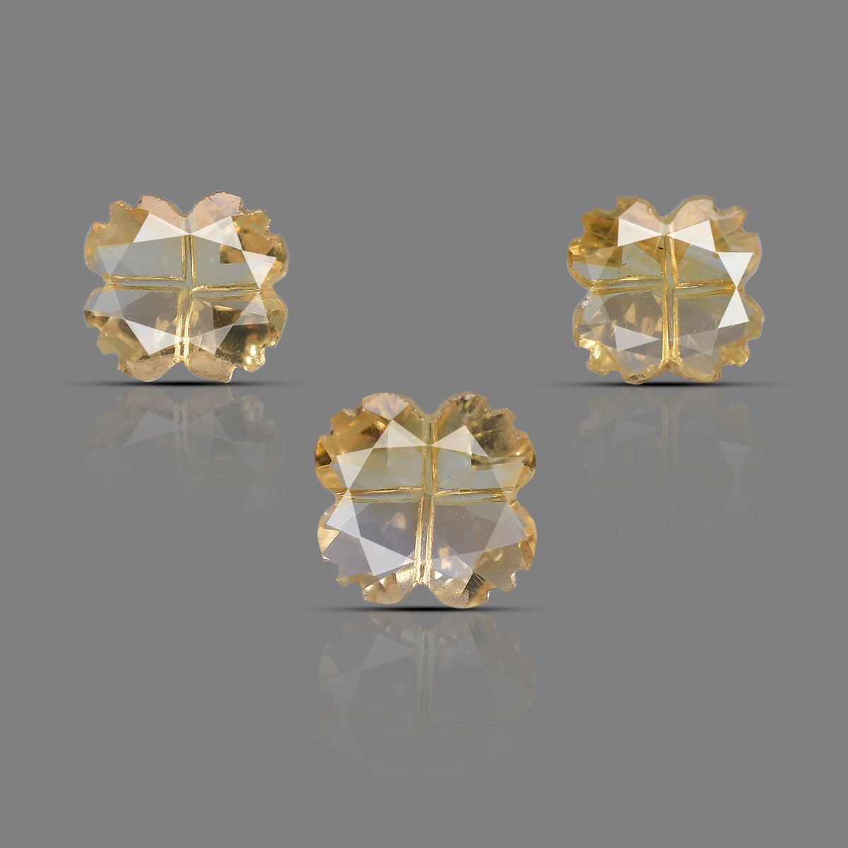 rg-citrin-fancy-3pcs-carv-05-1 Natural Citrine Hand Made Carved Flower 3 pcs Set - Image 1