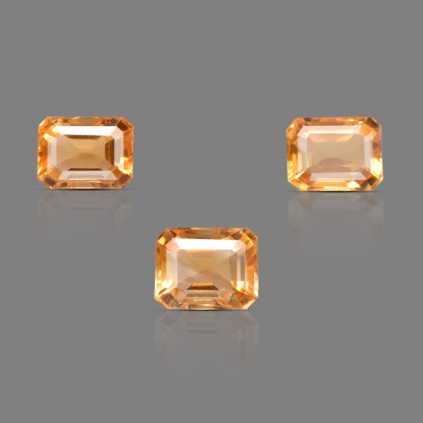 15.40 carats Citrine ( 17.11 ratti Sunela ) 3 pcs Set