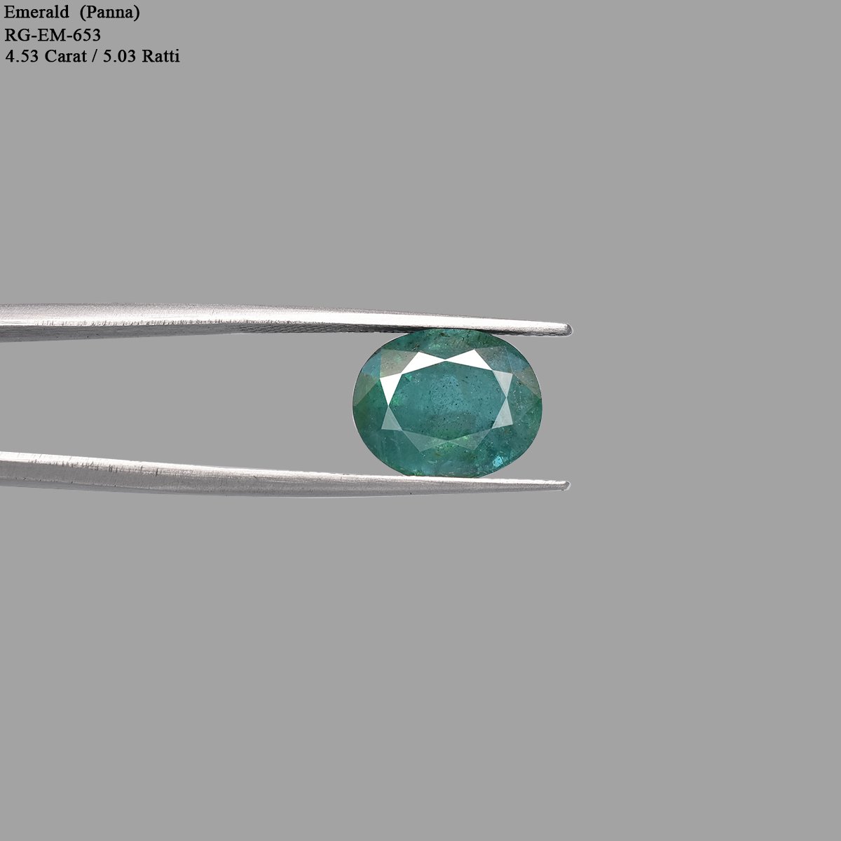 rg-em-653-4 4.53 Carats Emerald ( 5.03 Ratti Panna ) - Image 4