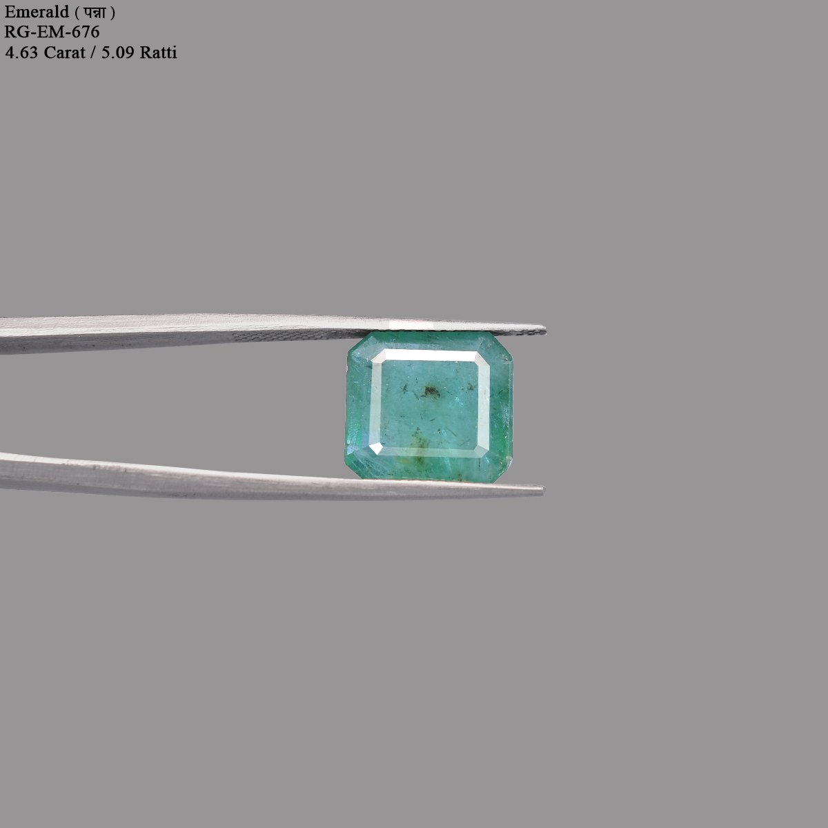 rg-em-676-4 4.63 Carats Emerald ( 5.09 Ratti Panna ) - Image 4