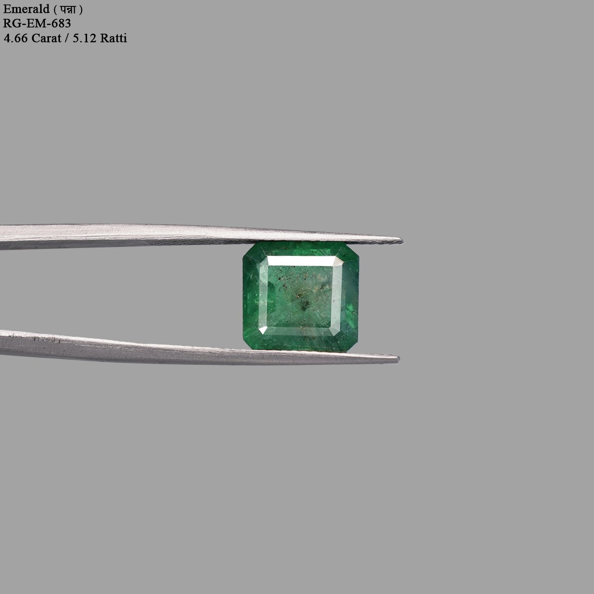 rg-em-683-4 4.66 Carats Emerald ( 5.12 Ratti Panna ) - Image 4