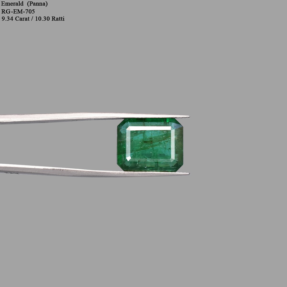 rg-em-705-4 9.34 Carats Emerald ( 10.25 Ratti Panna ) - Image 4