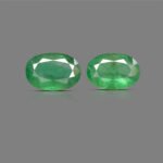 7.28 Carats Matching Emerald Pair ( 8.09 Ratti )
