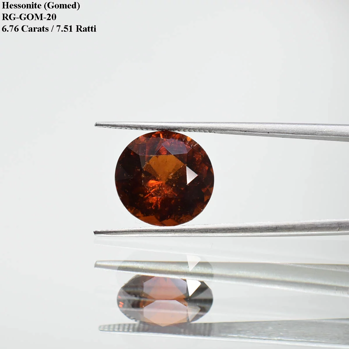 6.76 Carats Hessonite Garnet ( 7.51 Ratti Gomed ) - Image 2