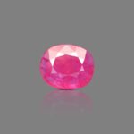 5.24 carats Ruby Heated ( 5.82 ratti Manik )
