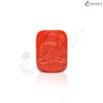 78.86 carats Red Coral Lord Hanuman Ji Sculpture ( 87.62 ratti Moonga )