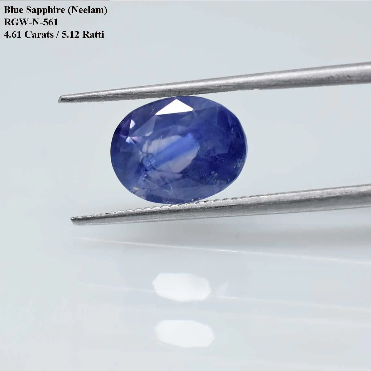 4.61 Carats Blue Sapphire ( 5.12 Ratti Neelam ) - Image 3