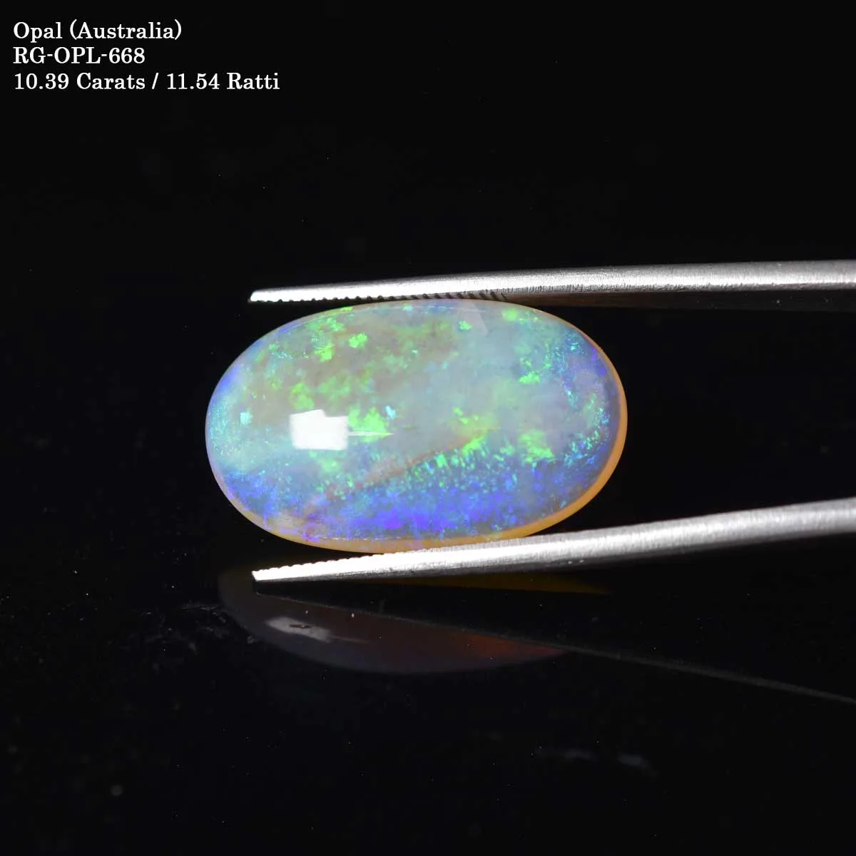 rg-opl-668-4 10.39 Carats Opal ( 11.54 Ratti Dudhiya Patthar ) - Image 1