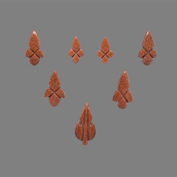 Natural Sun Stone Handcrafted Carving Set