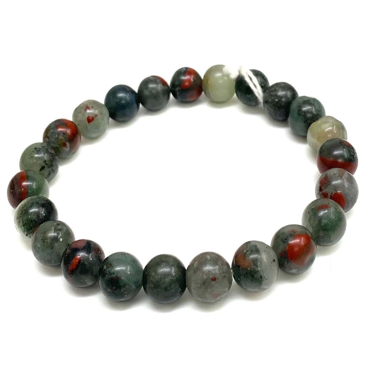 African Bloodstone Bracelet Setonite Bracelet • The Green Crystal