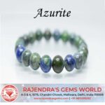 Natural Azurite Round Beads 8mm Gemstone Bracelet For Boys & Girls