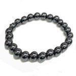 Hematite Gemstone Round Beaded Stylish Bracelet For Men & Women