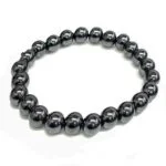 Hematite Gemstone Round Beaded Stylish Bracelet For Men & Women