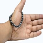Hematite Gemstone Round Beaded Stylish Bracelet For Men & Women