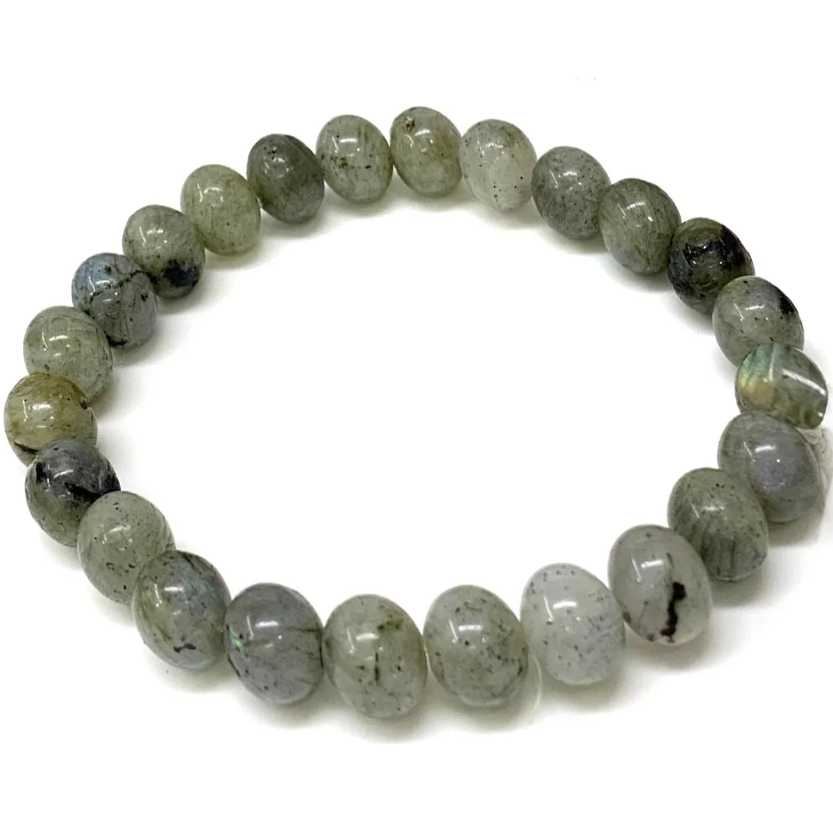 Labradorite Gemstone Beaded Bracelet For Men & Women