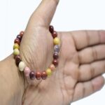 Handmade Mookaite Gemstone 8mm Healing Round Beads Bracelet
