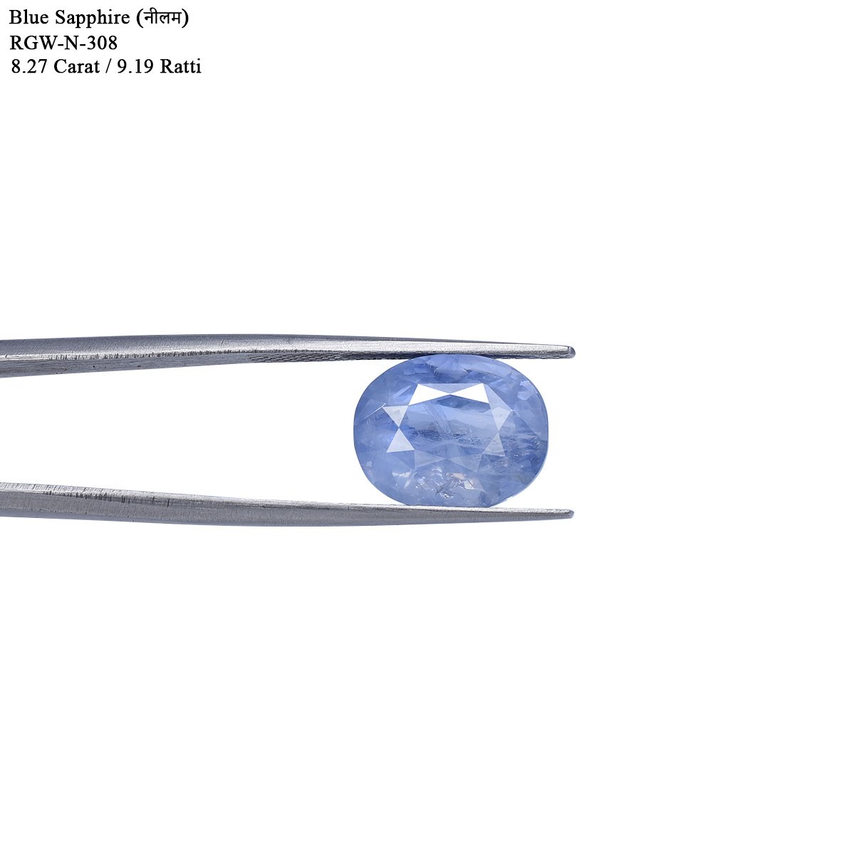 rgw-n-308-2 8.27 Carats Blue Sapphire ( 9.19 Ratti Neelam ) - Image 2