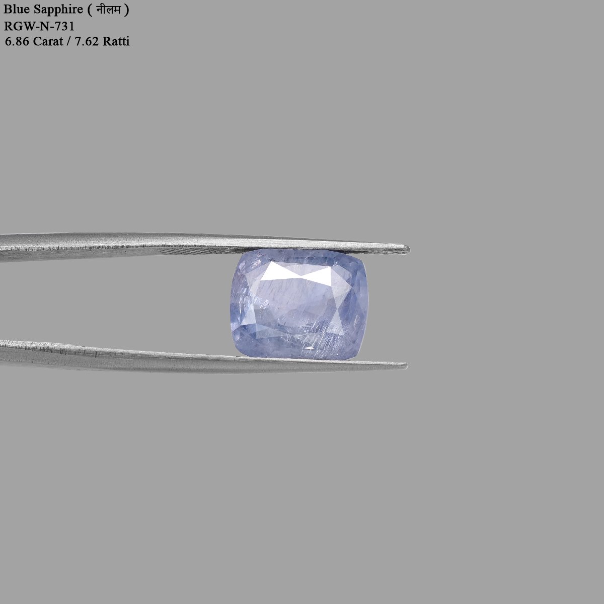 rgw-n-731-4 6.86 Carats Blue Sapphire ( 7.62 Ratti Neelam ) - Image 4