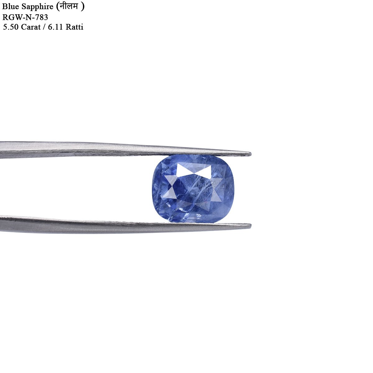 rgw-n-783-2 5.5 Carats Blue Sapphire ( 6.11 Ratti Neelam ) - Image 2
