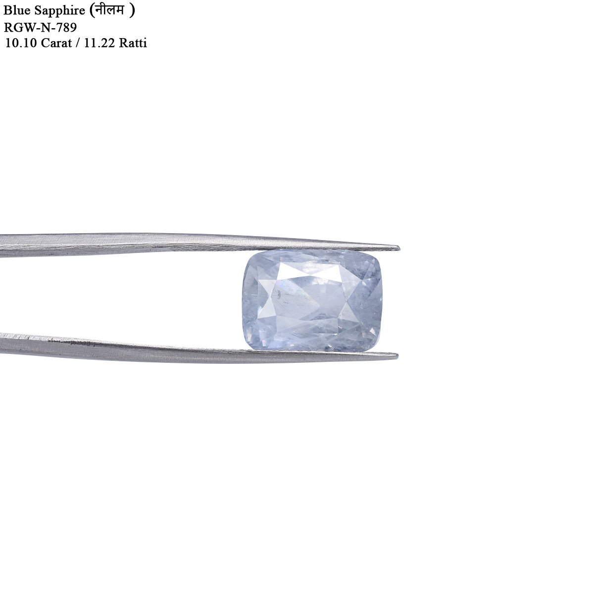 rgw-n-789-2 10.1 Carats Blue Saphhire ( 11.22 Ratti Neelam ) - Image 2
