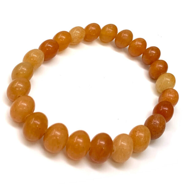 Orange Jasper Gemstone Beaded Bracelet For Men & Women