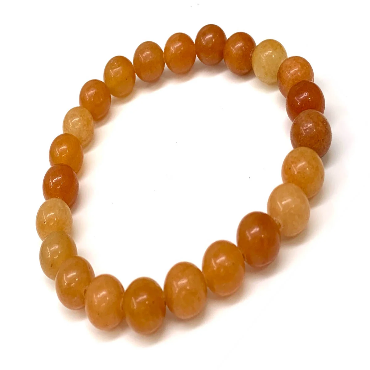 Orange Jasper Gemstone Beaded Bracelet For Men & Women