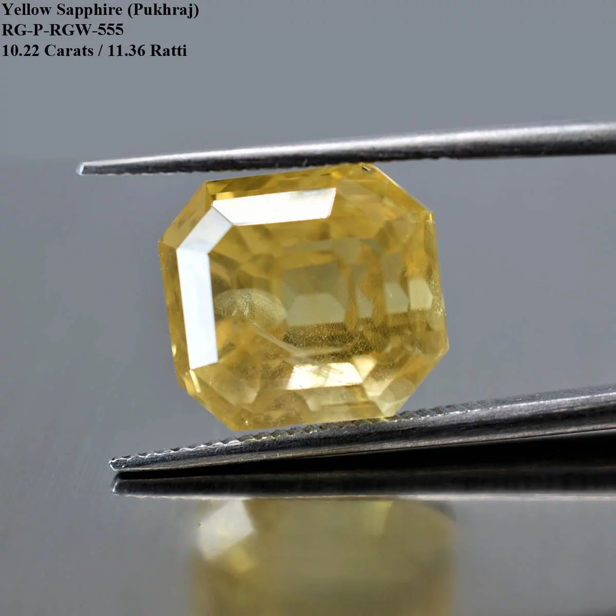 10.22 Carats Yellow Saphhire ( 11.35 Ratti Pukhraj ) 2