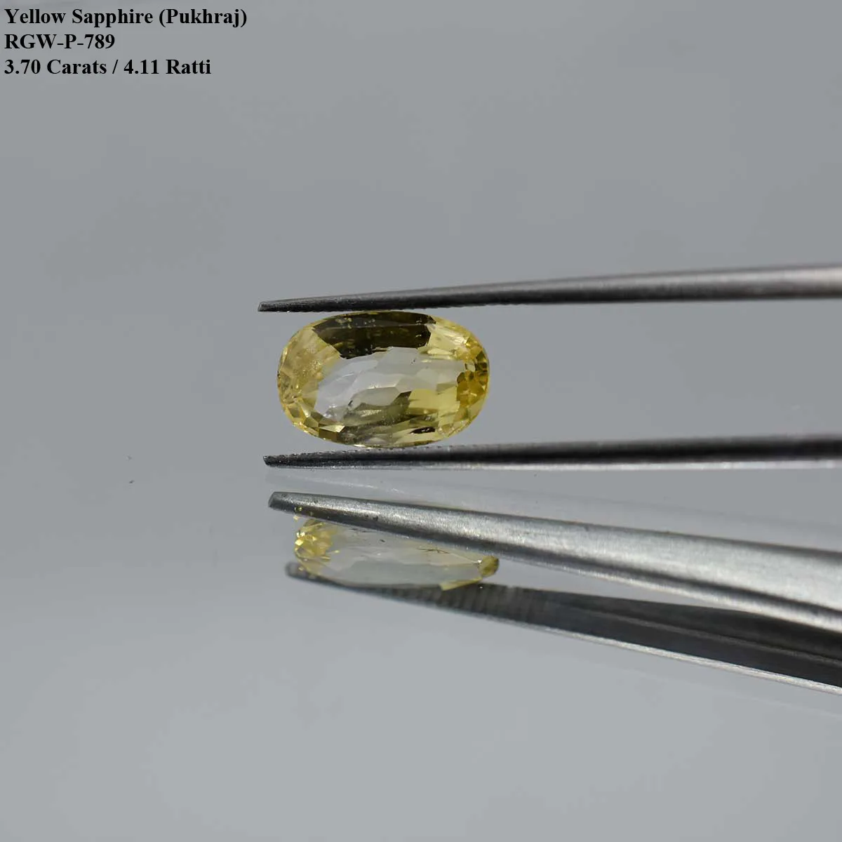 3.7 Carats Yellow Sapphire ( 4.11 Ratti Pukhraj ) 2