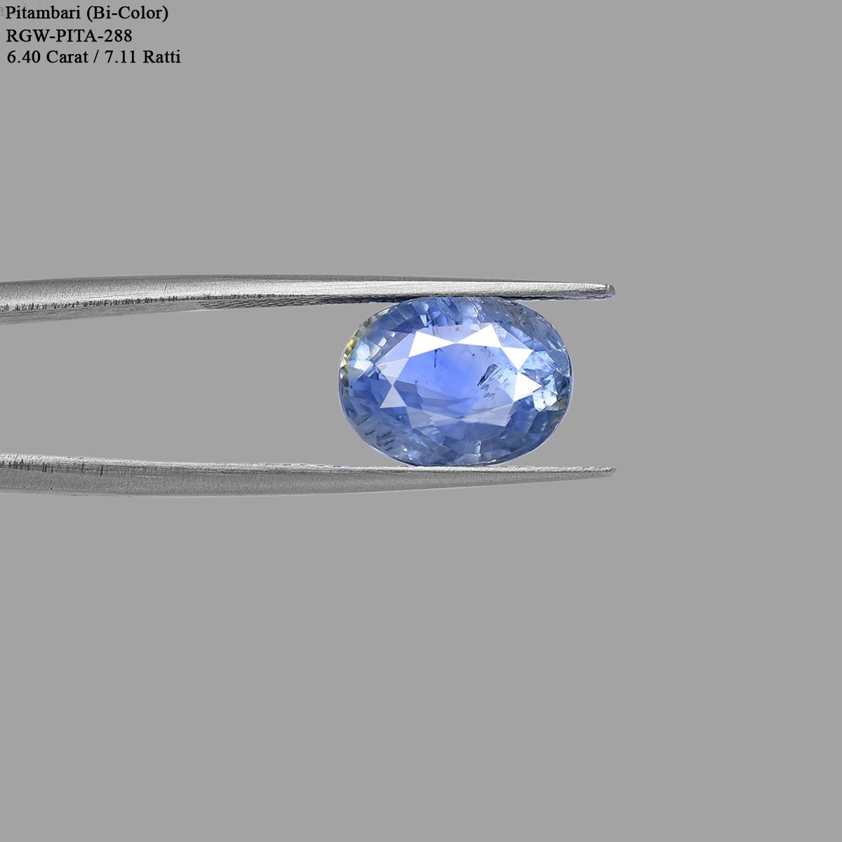 rgw-pita-288-4 6.4 Carats Pitambari Neelam ( 7.11 Ratti ) - Image 4