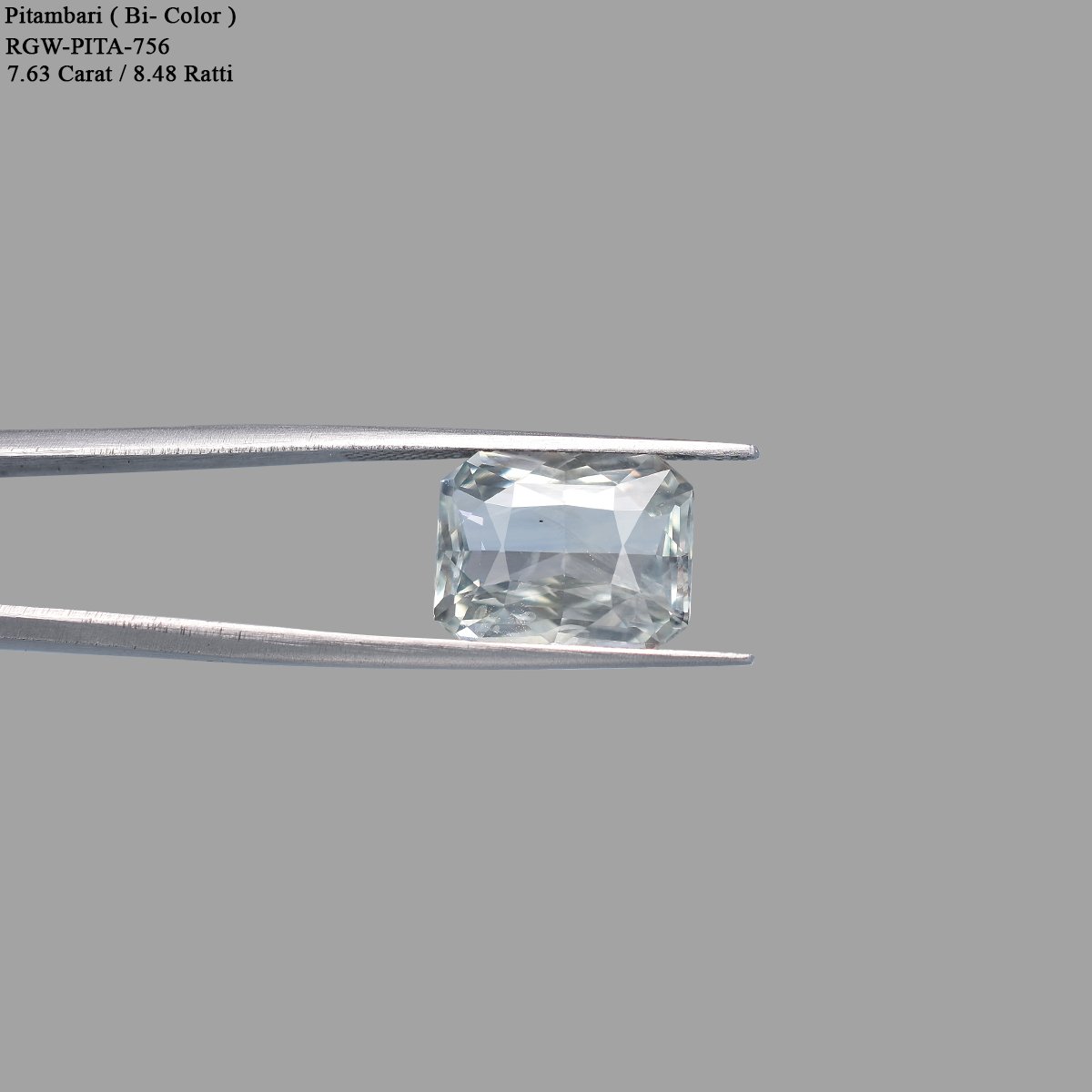 rgw-pita-756-4 7.63 Carats  Yellow Sapphire ( 8.48 Ratti Pukhraj ) - Image 4