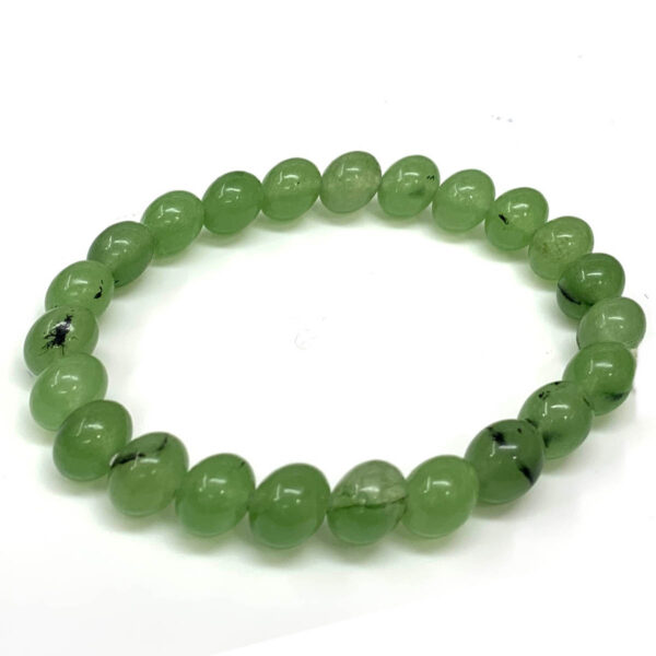 Prehnite Gemstone Beaded Healing Bracelet For Youngsters