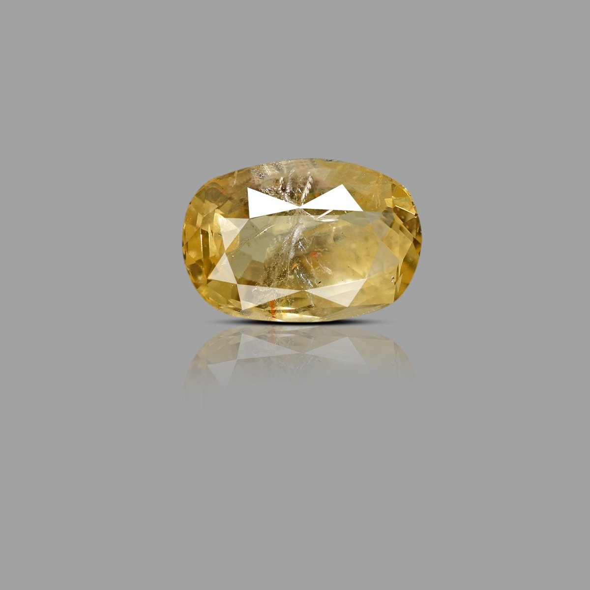 rgw-puk-387-1 4.05 Carats Yellow Sapphire ( 4.5 Ratti Pukhraj ) - Image 1