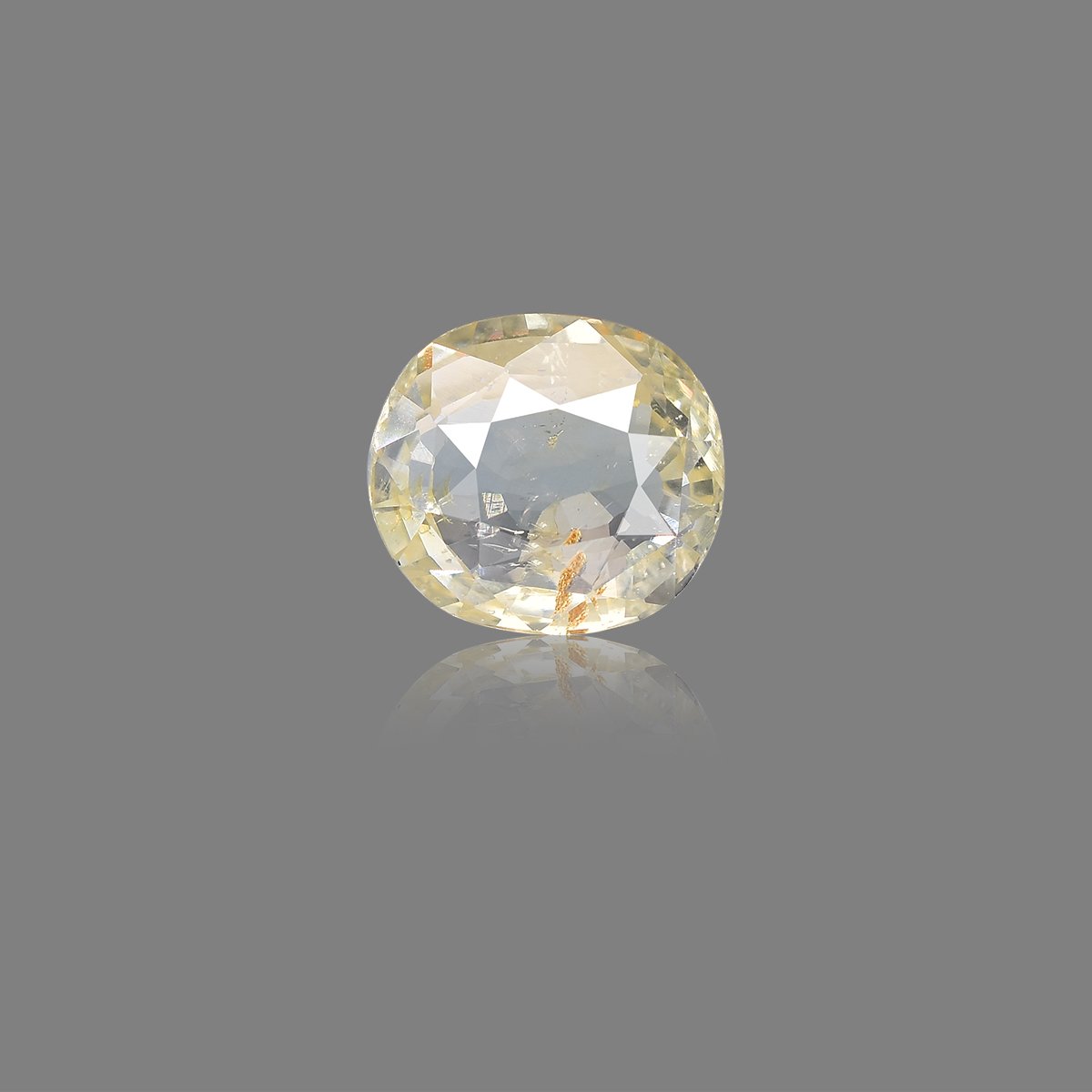 rgw-puk-754-1 4.76 Carats  Yellow Sapphire ( 5.29 Ratti Pukhraj ) - Image 1
