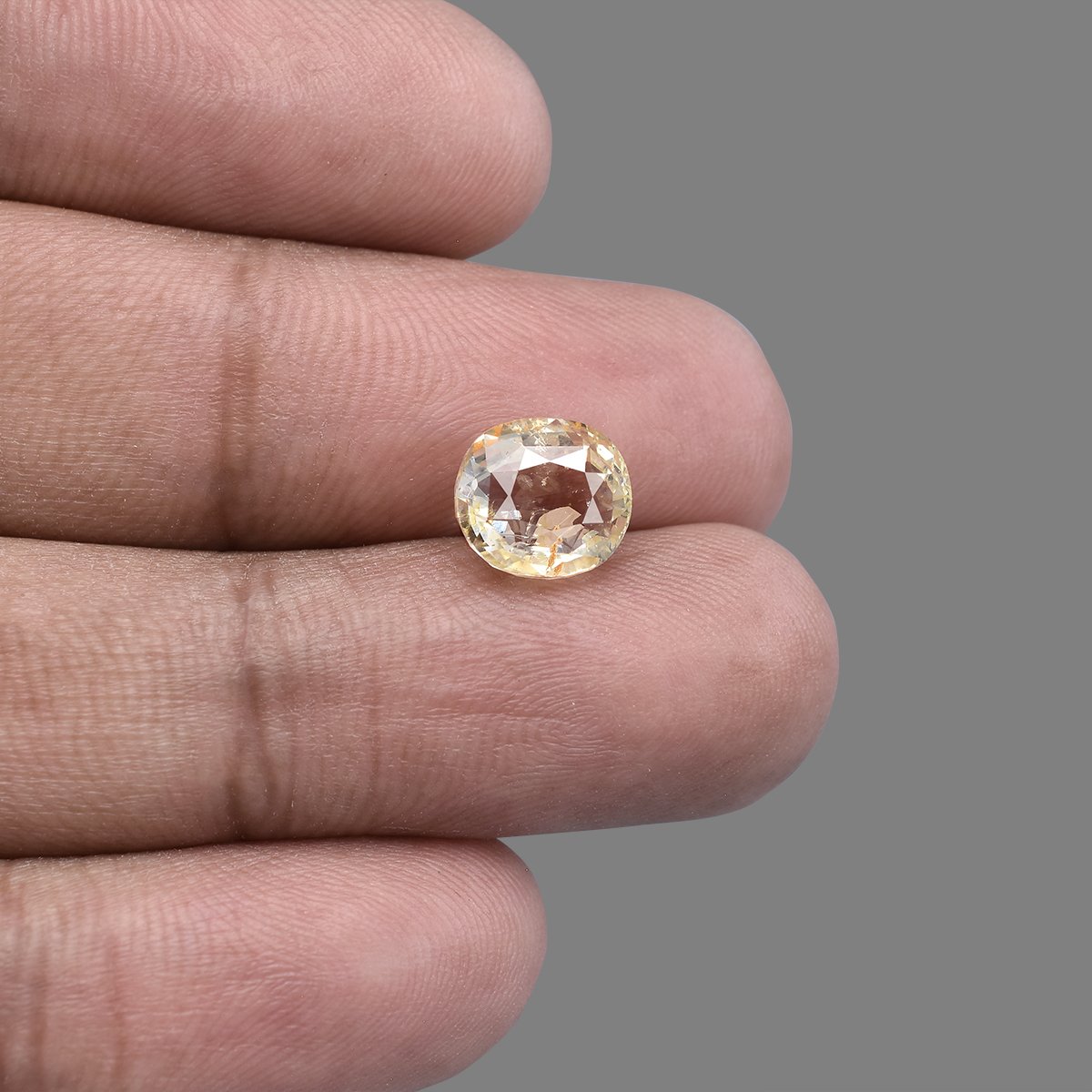 rgw-puk-754-5 4.76 Carats  Yellow Sapphire ( 5.29 Ratti Pukhraj ) - Image 5