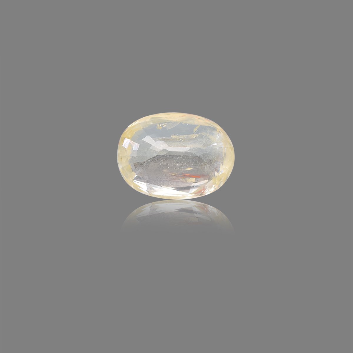 rgw-puk-759-2 5.83 Carats  Yellow Sapphire ( 6.48 Ratti Pukhraj ) - Image 2