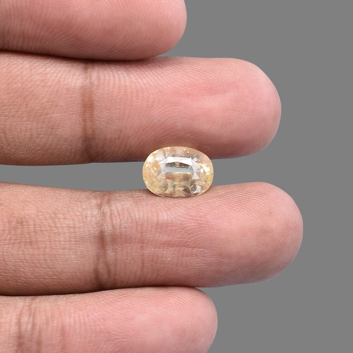 rgw-puk-759-5 5.83 Carats  Yellow Sapphire ( 6.48 Ratti Pukhraj ) - Image 5