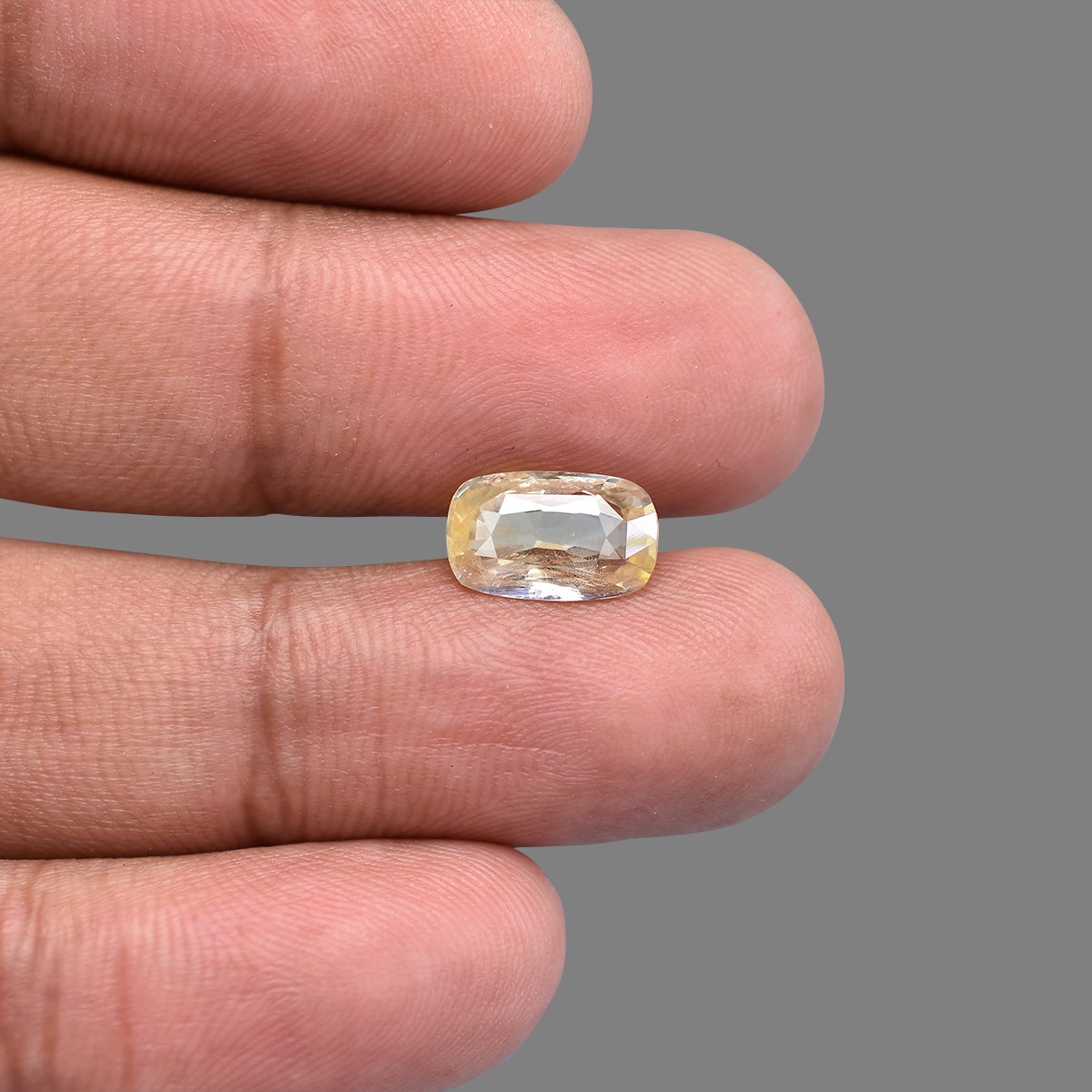 rgw-puk-765-5 4.73 Carats  Yellow Sapphire ( 5.26 Ratti Pukhraj ) - Image 5