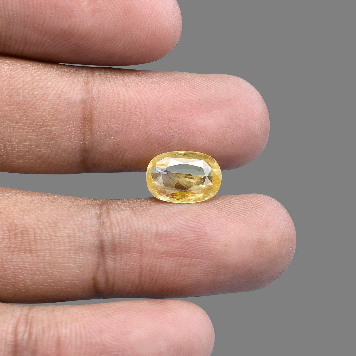 rgw-puk-767-5 4.99 Carats  Yellow Sapphire ( 5.54 Ratti Pukhraj ) - Image 5