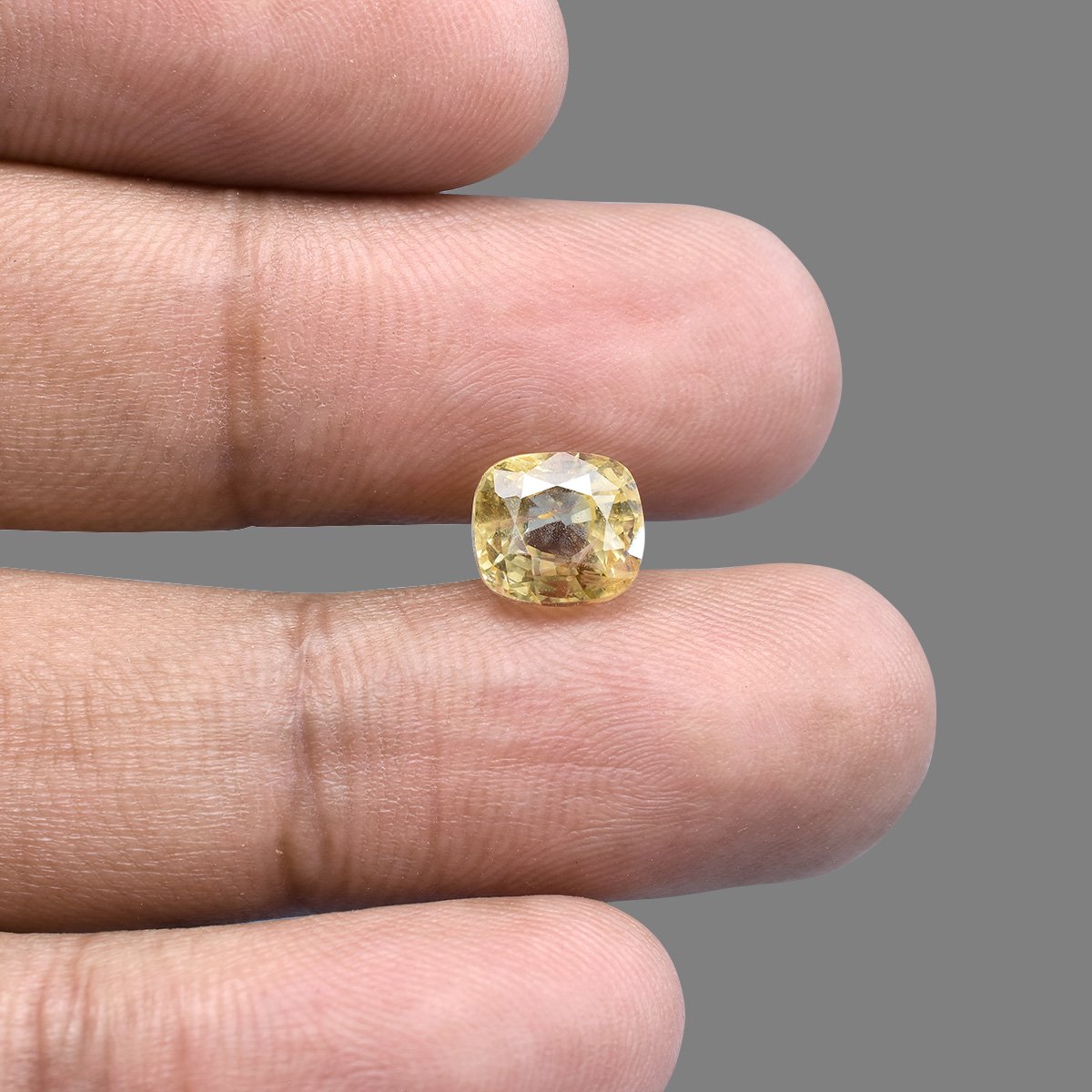 rgw-puk-768-5 4.75 Carats  Yellow Sapphire ( 5.28 Ratti Pukhraj ) - Image 5