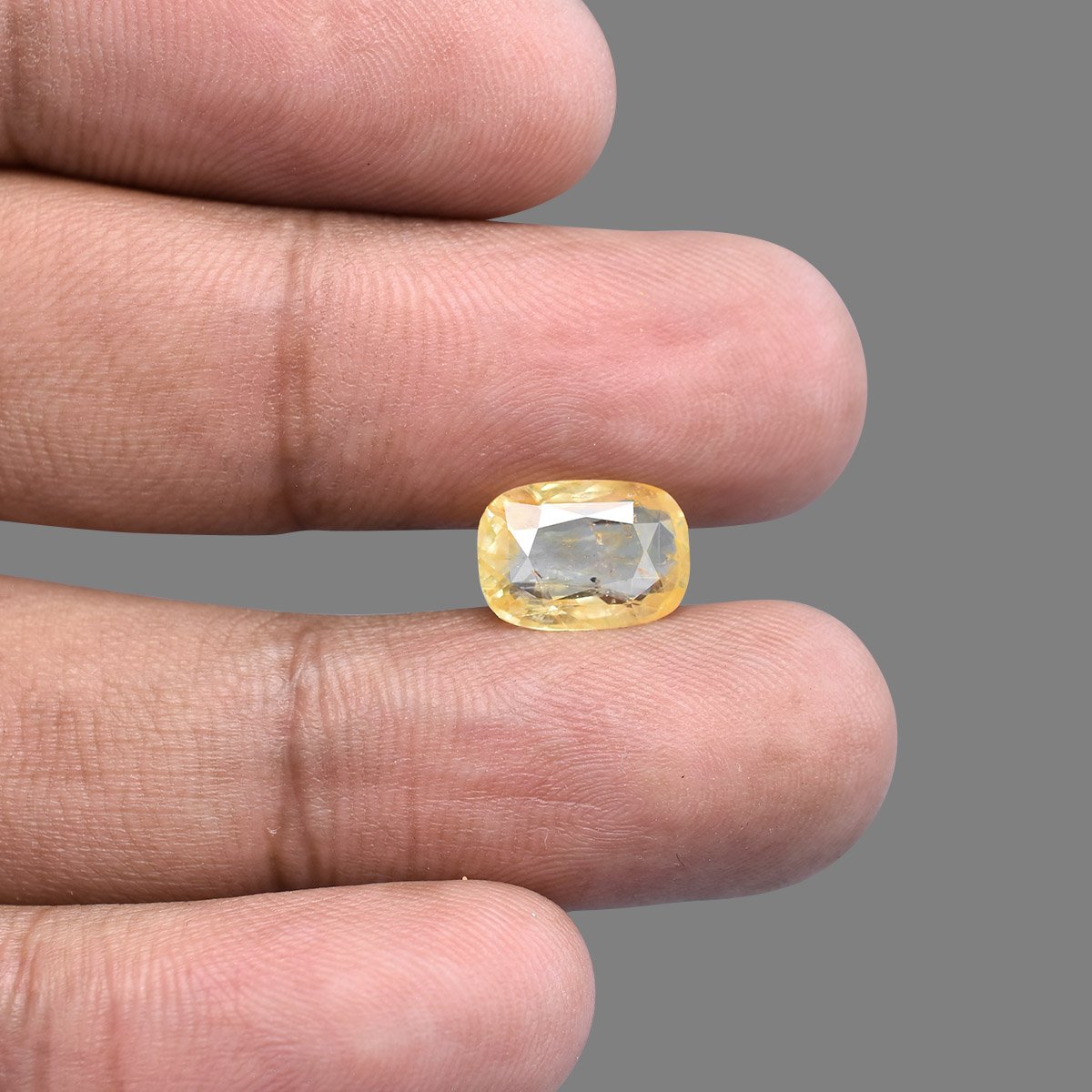 rgw-puk-773-5 5.03 Carats  Yellow Sapphire ( 5.59 Ratti Pukhraj ) - Image 5