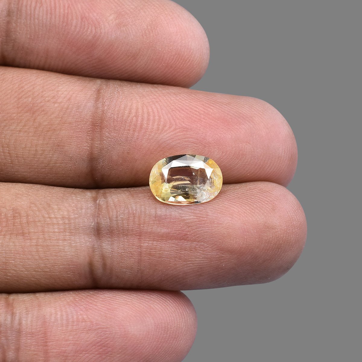 rgw-puk-774-5 3.24 Carats  Yellow Sapphire ( 3.6 Ratti Pukhraj ) - Image 5