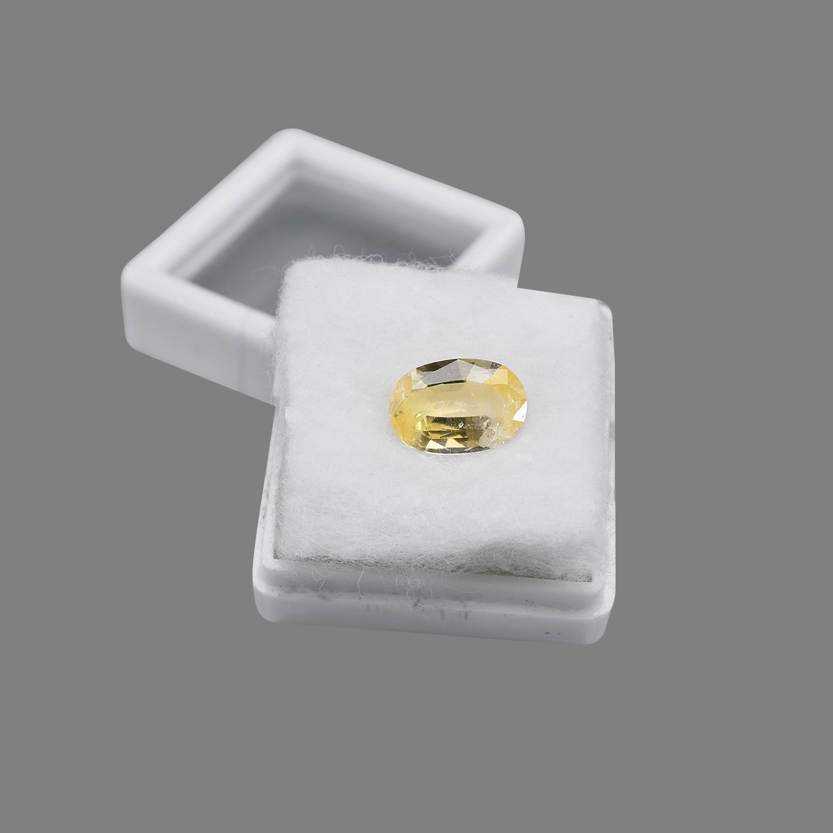 rgw-puk-774-6 3.24 Carats  Yellow Sapphire ( 3.6 Ratti Pukhraj ) - Image 6